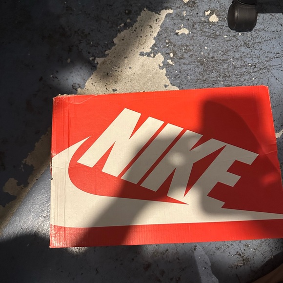 Nike Red and White Sneakers